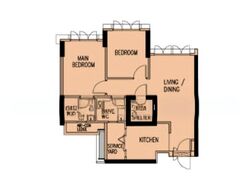 Blk 673A Waterway Banks (Punggol), HDB 3 Rooms #579739361